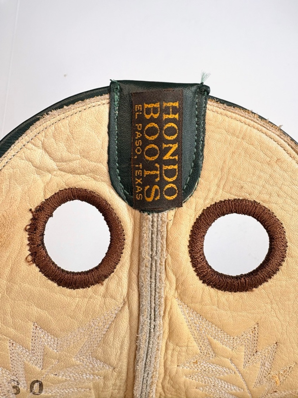 Hondo 2012 Buckaroo Cowboy Boots, Green/Brown, Roper Toe, Men’s Size 9D - Picture 10 of 14